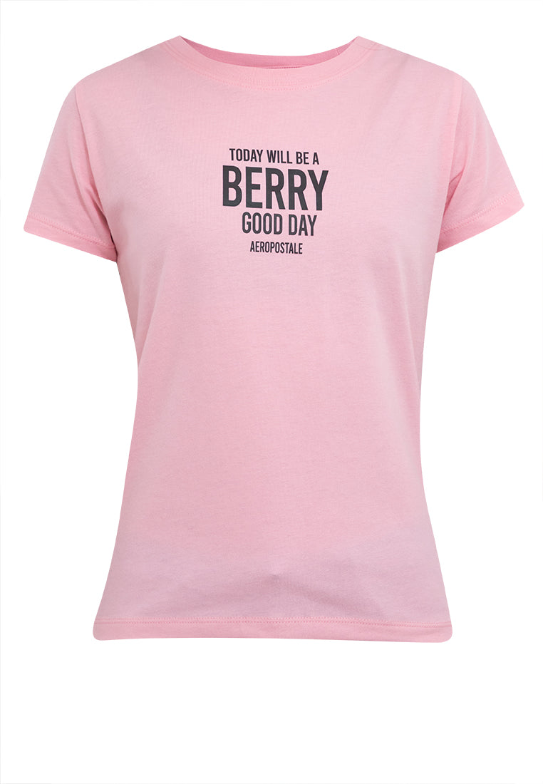 Berry Comfort Fit Graphic Tee