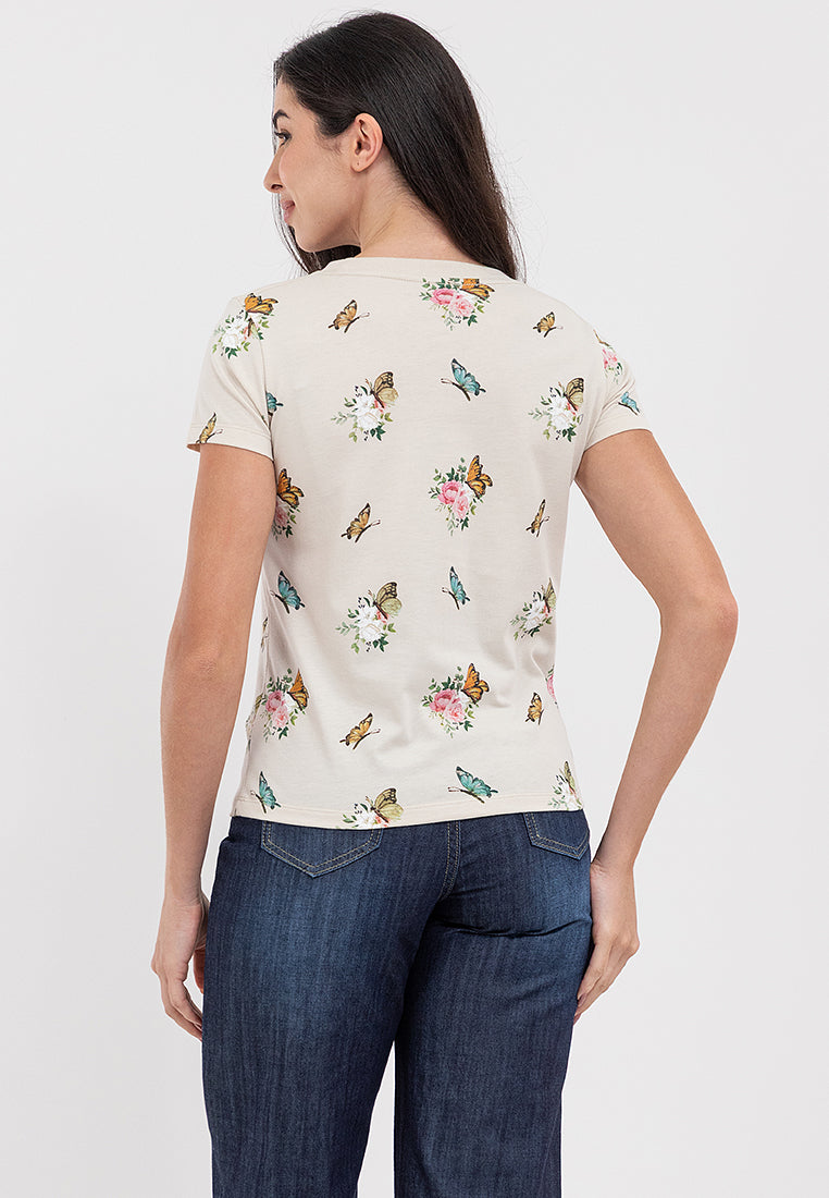Butterfly All Over Print Tee