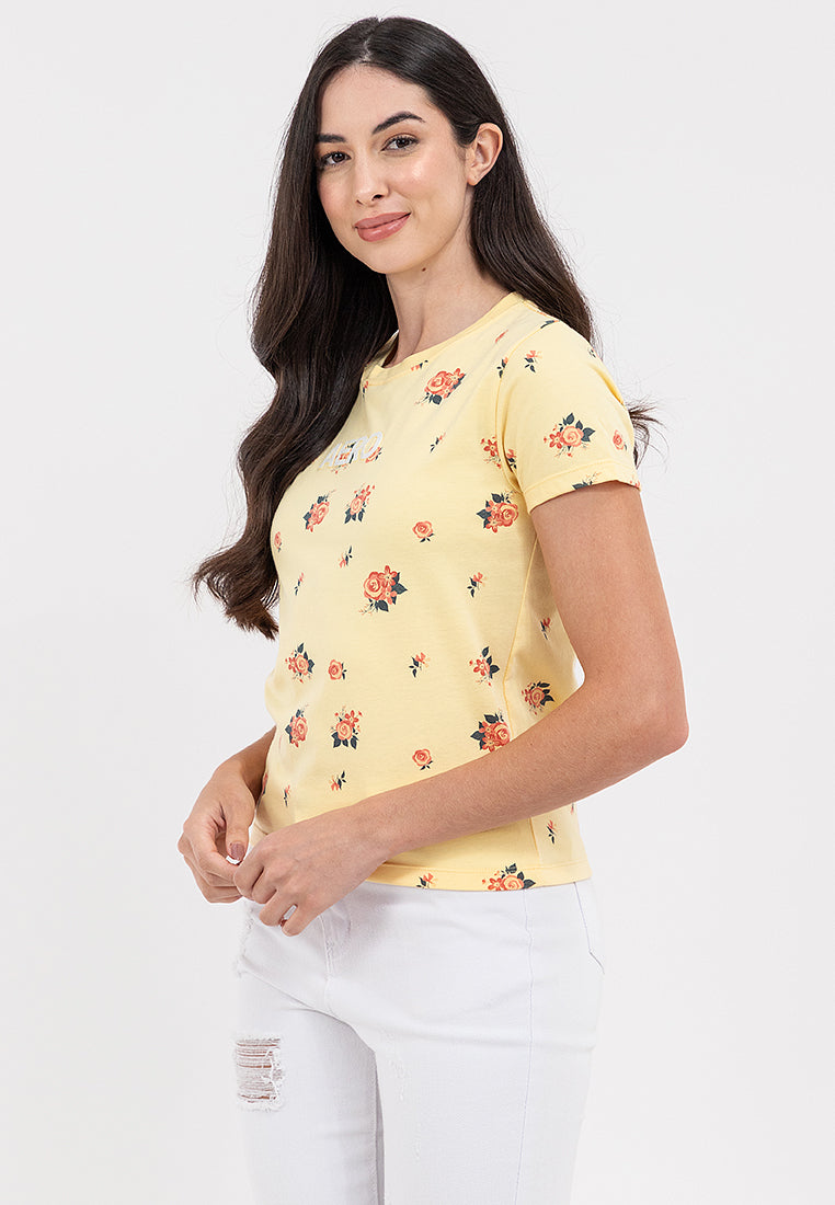 Floral All Over Print Tee