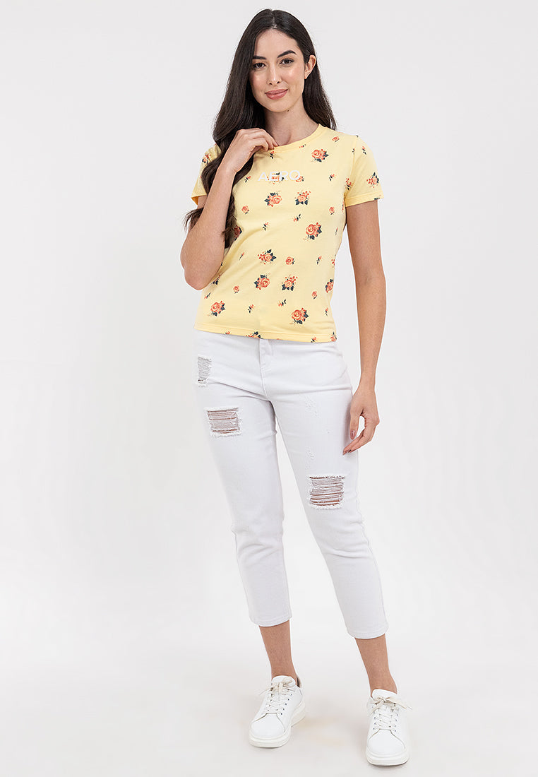 Floral All Over Print Tee
