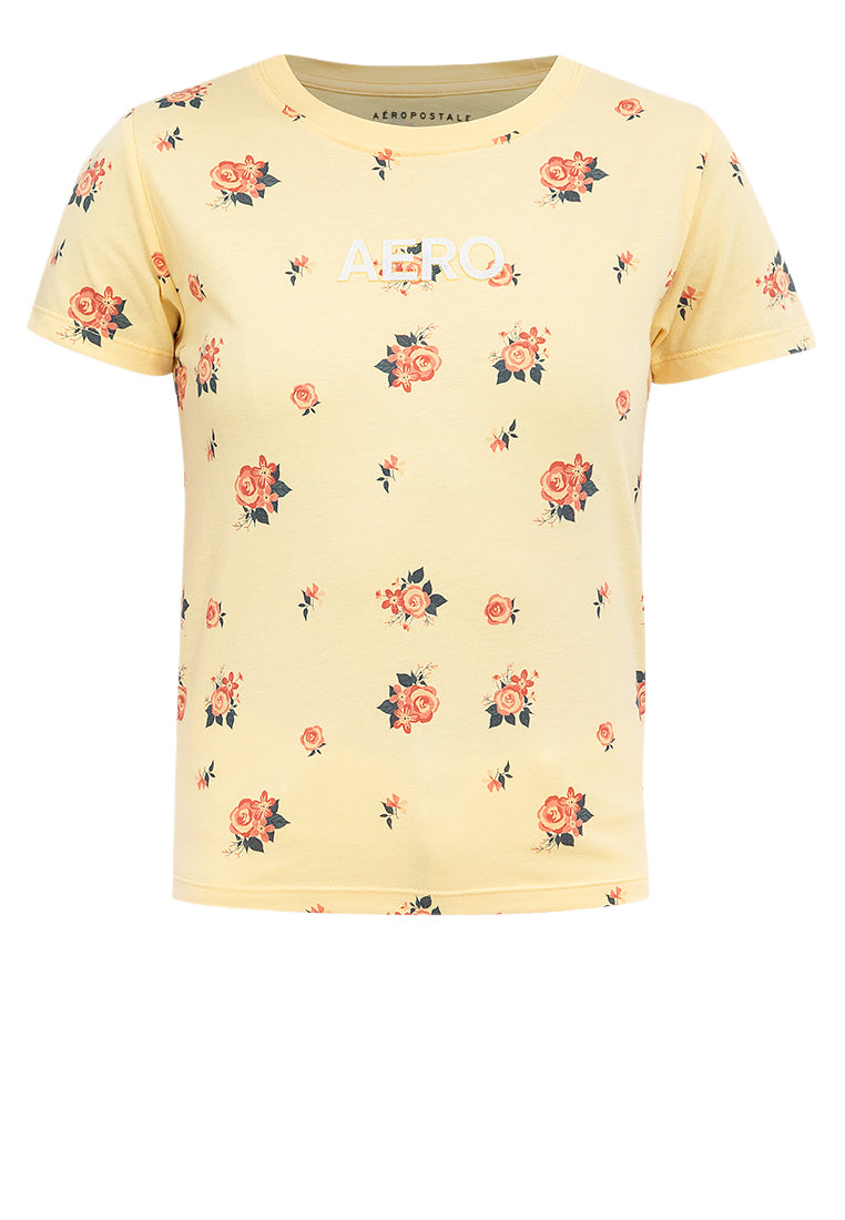Floral All Over Print Tee