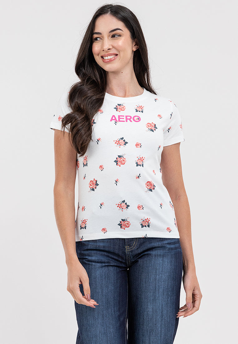 Floral All Over Print Tee