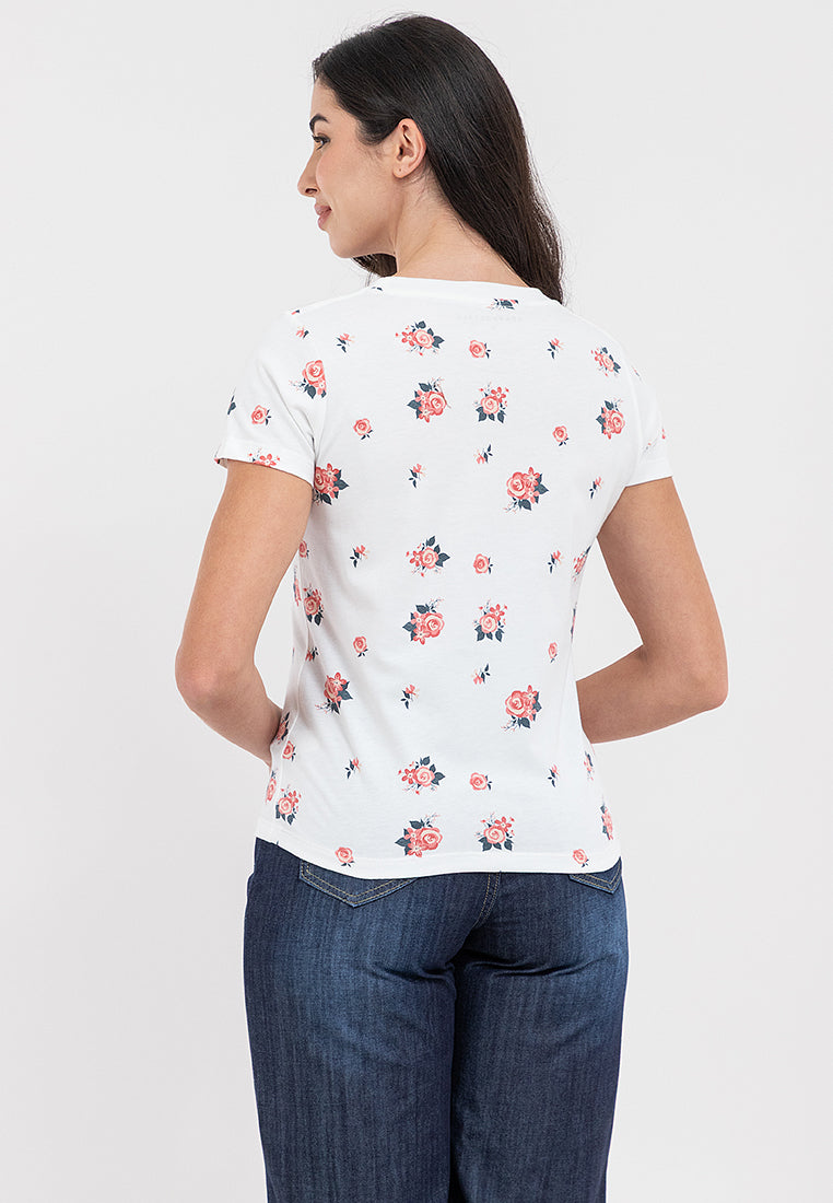 Floral All Over Print Tee