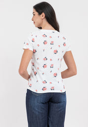 Floral All Over Print Tee