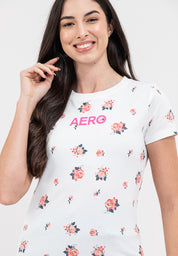 Floral All Over Print Tee