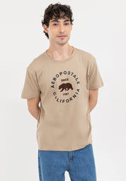Bear Graphic Flocking Tee