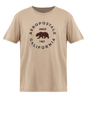Bear Graphic Flocking Tee