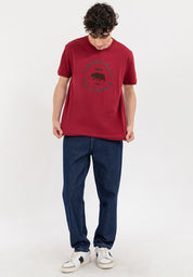 Bear Graphic Flocking Tee