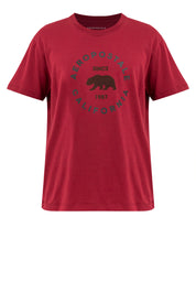 Bear Graphic Flocking Tee