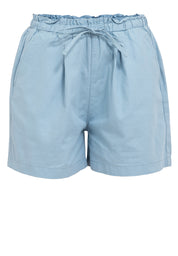 Elastic Waist Paperbag Shorts