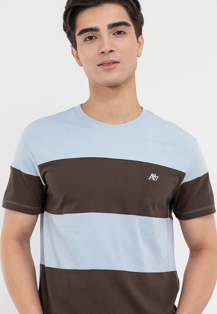 A87 Block Stripe Tee