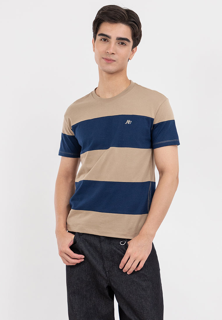 A87 Block Stripe Tee