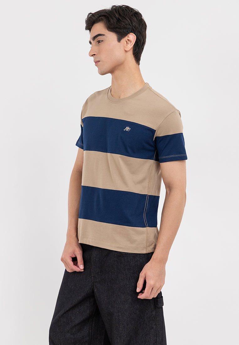 A87 Block Stripe Tee