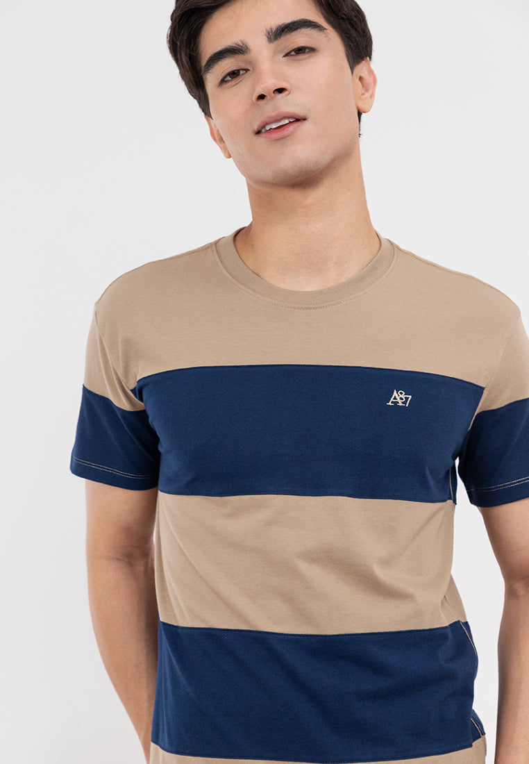 A87 Block Stripe Tee