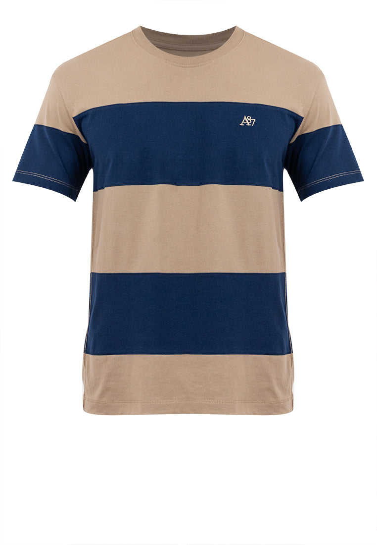 A87 Block Stripe Tee