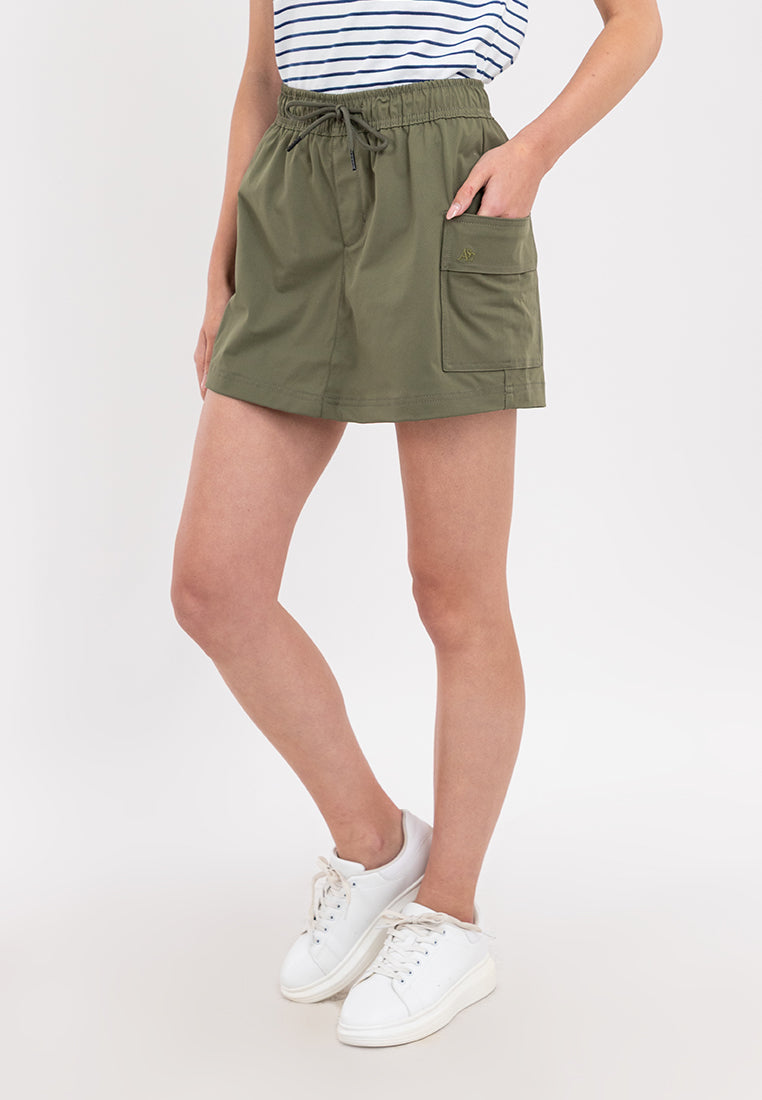 Elastic Waist Skort