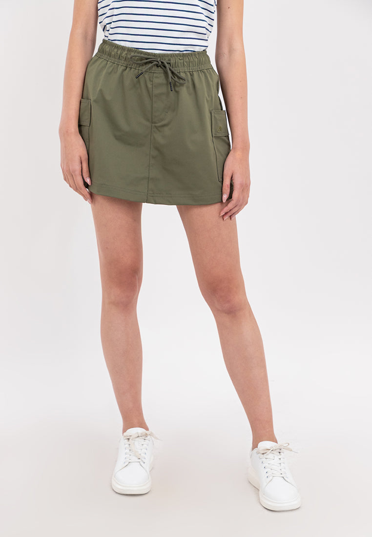 Elastic Waist Skort