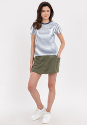Elastic Waist Skort