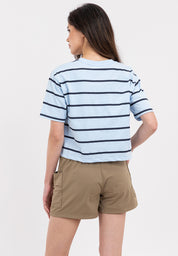 Aeropostale Striped Boxy Fit Tee