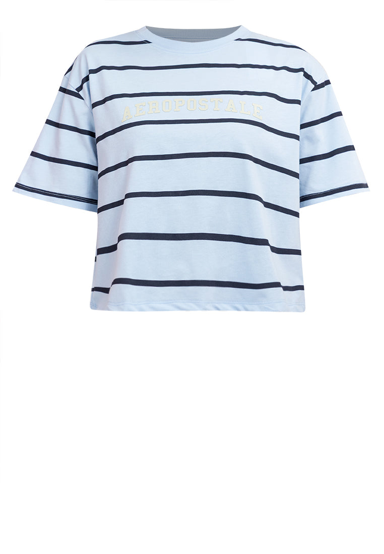Aeropostale Striped Boxy Fit Tee