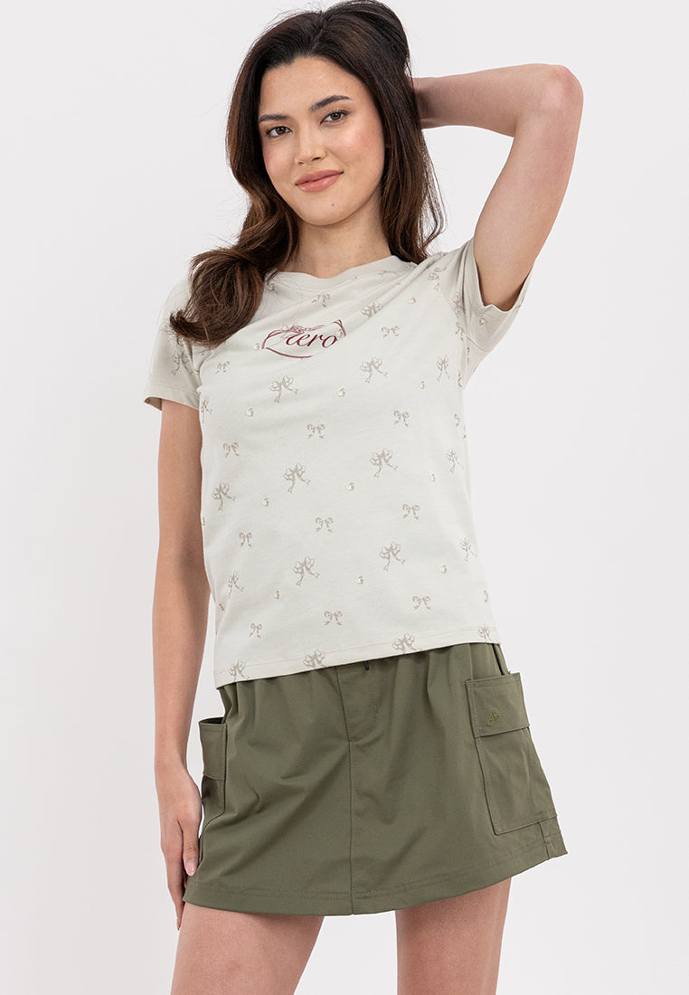 Ribbon All Over Print Tee