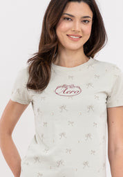 Ribbon All Over Print Tee