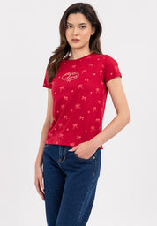 Ribbon All Over Print Tee