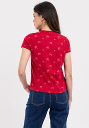Ribbon All Over Print Tee