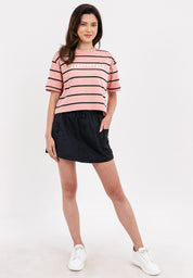 Aeropostale Striped Boxy Fit Tee