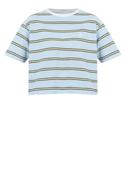 A87 Striped Knit Boxy Fit Tee