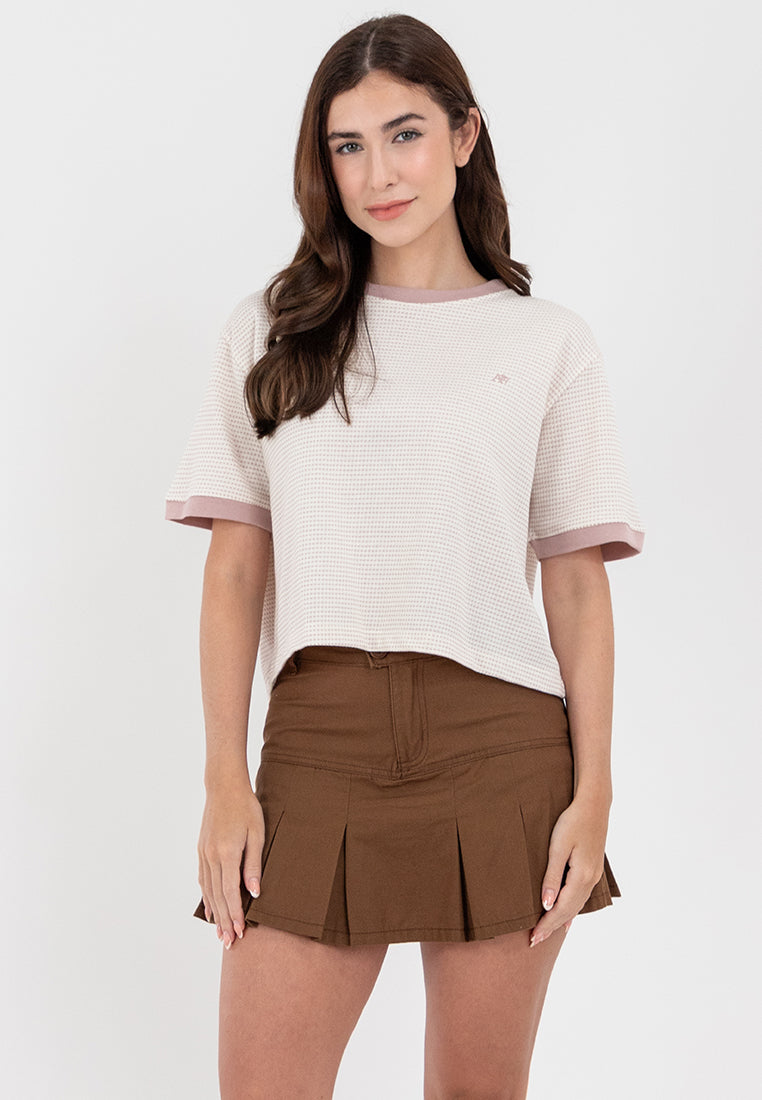 A87 Boxy Fit Ringer Tee