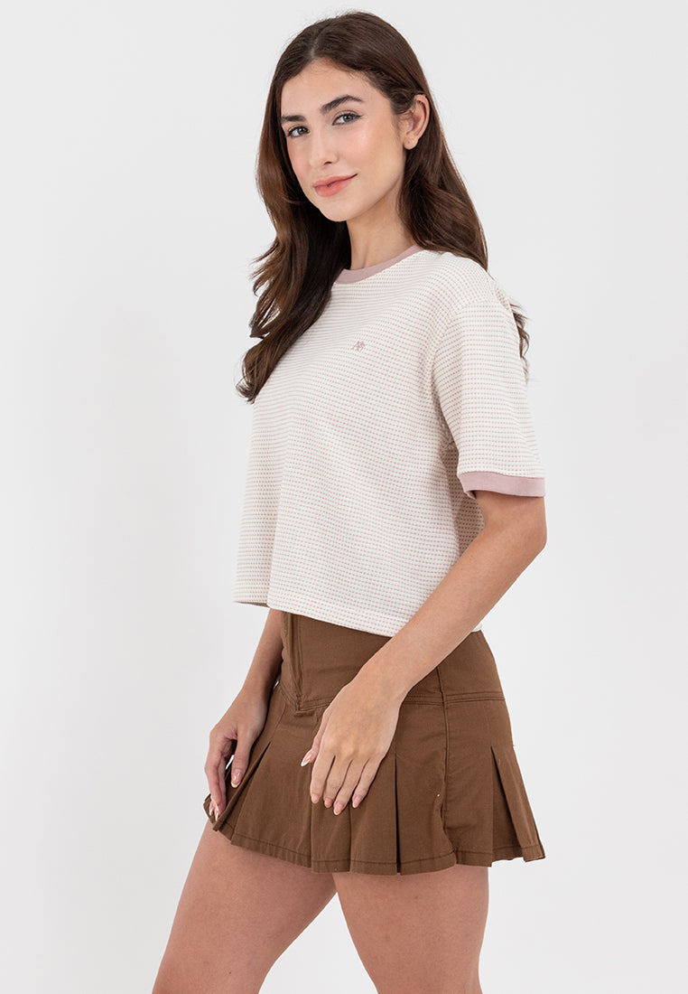 A87 Boxy Fit Ringer Tee