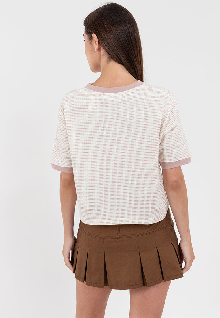 A87 Boxy Fit Ringer Tee