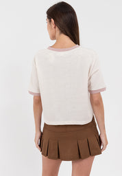 A87 Boxy Fit Ringer Tee