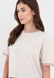 A87 Boxy Fit Ringer Tee