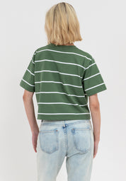 Aero Striped Boxy Tee