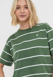 Aero Striped Boxy Tee