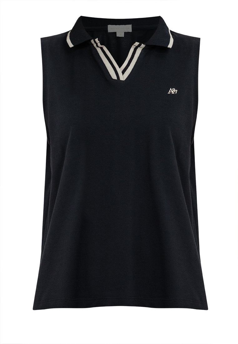 A87 Sleeveless Polo Shirt