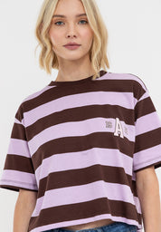 A1987 Boxy Striped Tee