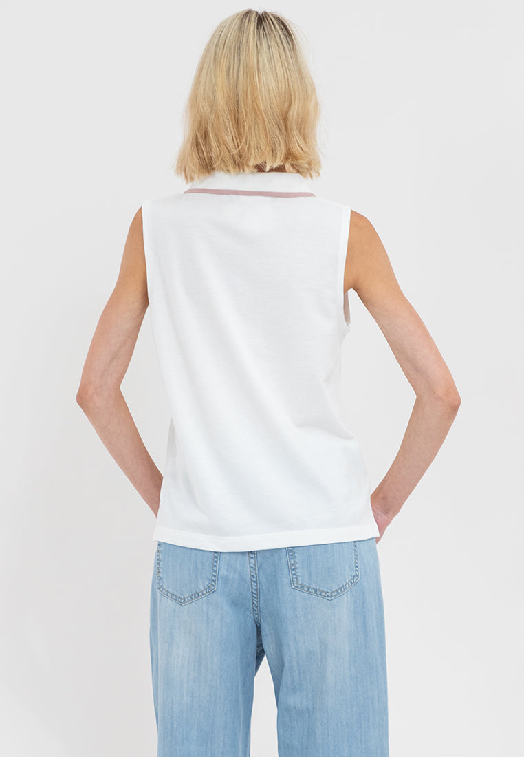 A87 Sleeveless Polo Shirt