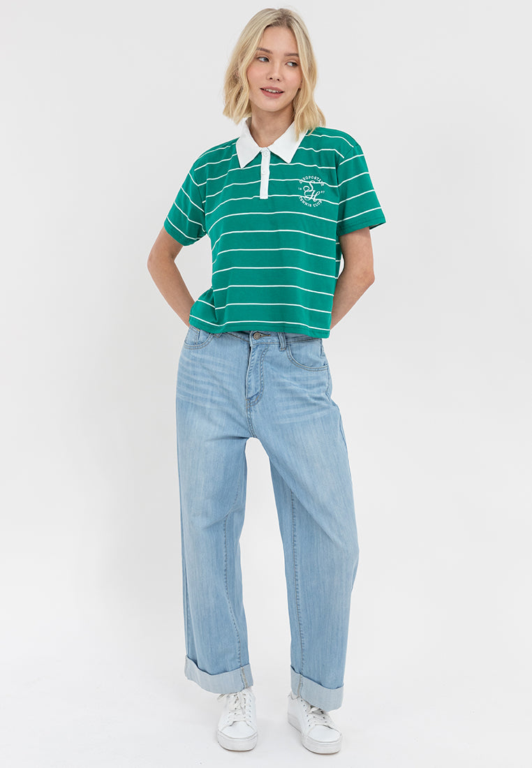 Aeropostale Tennis Club Boxy Polo Shirt
