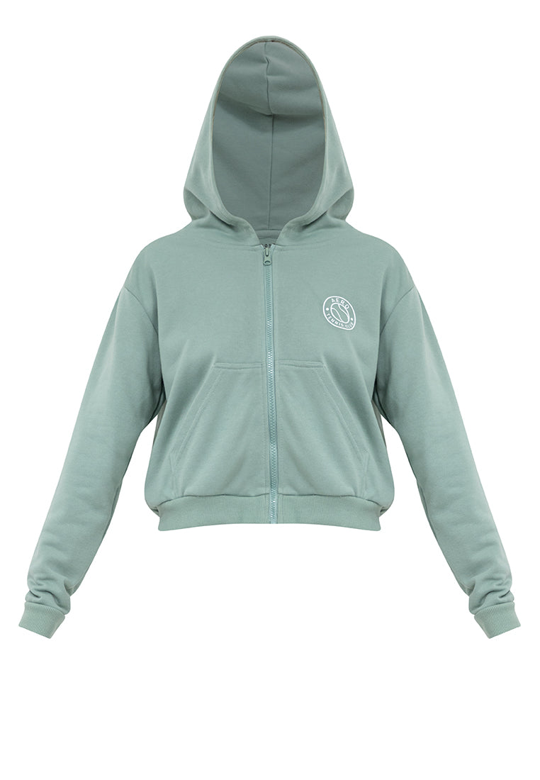 Aero Tennis Club Semi-Crop Hoodie