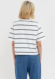 Aero Striped Boxy Tee