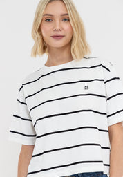 Aero Striped Boxy Tee