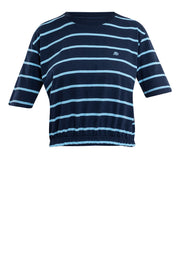 A87 Stripe Loose Gartered Tee