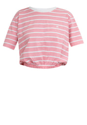 A87 Stripe Loose Gartered Tee