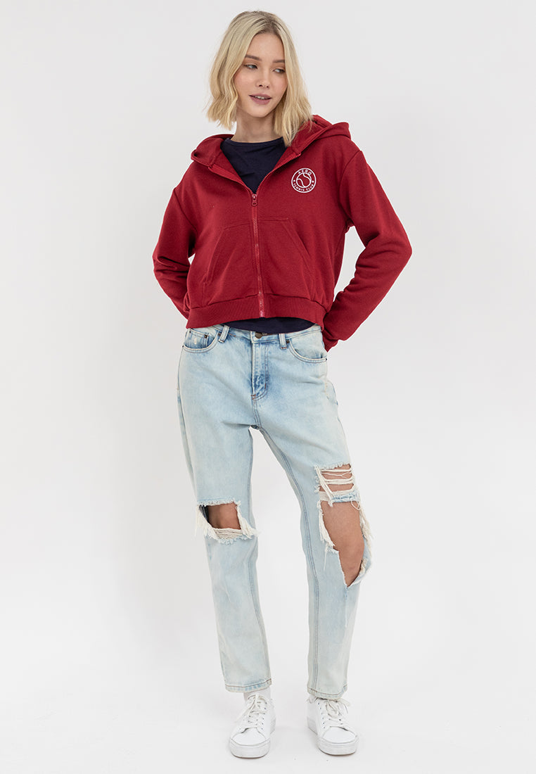 Aero Tennis Club Semi-Crop Hoodie