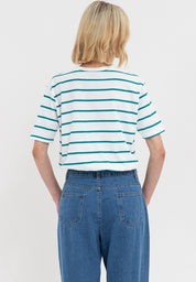 A87 Stripe Loose Gartered Tee