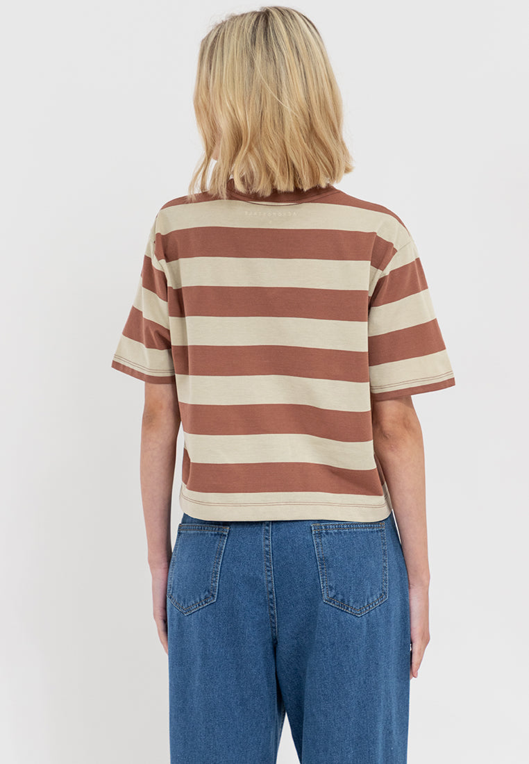A1987 Boxy Striped Tee