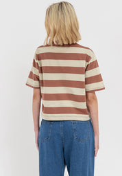 A1987 Boxy Striped Tee